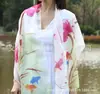 Lenço de Seda Feminino Primavera e Outono Joker Lenço de Seda Chiffon Lenço Estampado Yiwu Pequeno Lenço de Seda Protetor Solar Lenço de Presente Outlet de Fábrica
