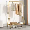Perchero de pie personalizado para uso en interiores, perchero simple para dormitorio, uso doméstico, tendedero para dormitorio de estudiantes