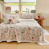 Lençol de cama de veludo de leite, com forro de fleece e espessado, de alto peso, estilo cartoon, com estética feminina, adequado para uso no inverno, lavável à máquina, manta de pelúcia
