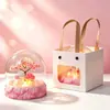 Kit de Material DIY Luminária Noturna Brilhante de Árvore de Roseira e Flor de Cerejeira Transfronteiriça com Tampa de Vidro, Lâmpada Criativa para Decoração de Casa