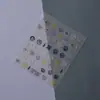 Adesivos de Unha Tendência Fofos Rosto Sorridente Graffiti 3D Irregular Simples Relevo Acessórios de Decoração de Unha