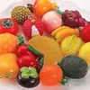 Colgante Llavero 3D Fruta Realista Grande Shangding con Durian, Mangostán, Pitahaya y Mango para Manualidades DIY