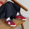 Tênis Esportivo Infantil, Sapatos de Algodão Dupla Camada, Novo Estilo Outono e Inverno 2025, Tênis de Treino para Meninas com Forro de Lã, Tênis para Meninos, Sapatos de Estrela