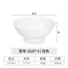 Tazones Pequeños de Melamina, Paquete de 10, Tazones de Arroz para Comida Rápida Imitación Porcelana, Tazones Blancos de Plástico para Sopa Comerciales, Tazones para Gachas, Tazones para Salsas de Restaurante Hot Pot
