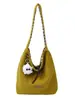 Bolsa de Lã Grande Capacidade Casual Transfronteiriça para Mulheres 2025 Nova Moda Versátil Bolsa de Ombro Estilo Preguiçoso Bolsa Tote