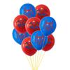 Globos de látex de 12 pulgadas con temática de Spiderman, suministros de decoración para fiestas de cumpleaños de superhéroes, gran oferta transfronteriza.