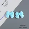 Accesorios de resina de lazo de simulación corbata de lazo esmerilada bolsa de materiales de pegamento de crema para accesorios de funda de teléfono móvil hecha a mano pegamento