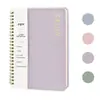 Cuaderno de espiral A5, Cuaderno planificador diario en inglés, Agenda sencilla, Disponible para venta transfronteriza, Personalizable