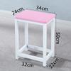 R* Taburete Cuadrado Simple Taburete de Comedor Silla de Entrenamiento para Mesa de Comedor en Casa Taburete de Hierro de Madera Taburete de Color Elevación Adulto Taburete de Taller de Fábrica