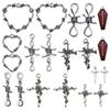 Transfronterizo Hot Cross Thorn Amor Creativo DIY Pulsera Collar Llavero Colgante Accesorios de Joyería Colgante