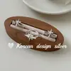 Nova joia coreana Namdaemun personalizada em prata S925 prata de lei anel de estrela de oito pontas tridimensional, simples e versátil para usar em camadas