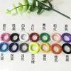 Remache de ojo de aire de color ropa zapato bolsa hebilla hueca decorativa ojal de color ojal de bolsa de papel ojo pintado en aerosol con ojal clavo con ojal