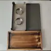 Estufa de calentamiento para barbacoa, estufa de calentamiento para brochetas estilo coreano, estufa de barbacoa comercial de alcohol de vela, unidad de calentamiento rectangular