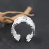Anillos de Empalme de Fragmentos Irregulares para Mujer, Estilo Minimalista de Moda y Único, Anillos Apilables para el Dedo Índice, Anillos Geométricos Huecos Simples