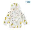 Protetor solar infantil Roupas de verão Cardigan Top Bebê Fino Respirável Malha Roupas de pele Casaco com capuz Algodão puro