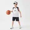 Chal de hombros anchos para niños, malla transpirable deportiva de verano para niños, nuevo estilo 2026, camiseta sin mangas para niños
