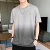 Playeras de Manga Corta al Mayoreo para Hombre, Corte Holgado, Estilo Ins de Verano 2025, Tops de Verano de Media Manga de Seda Helada, Ropa de Moda para Hombre