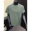 Camiseta Masculina de Verão Versátil Cross-border Atlético Cool-Tech Respirável Secagem Rápida Gola Redonda Manga Curta Confortável Stretch Cor Sólida