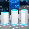 Suporte de exibição hexagonal luminoso irregular quadrado redondo pintado salão de exposições display ilha comercial vitrine outros