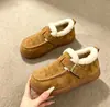 Zapatos de algodón estilo Birkenstock retro para mujer, forrados y engrosados para invierno, de suela plana, sin cordones, de suela suave, antideslizantes y cálidos, perfectos para usar al aire libre.