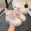 Botas Martin para Niñas Otoño e Invierno 2025 Nueva Moda Botas Infantiles para Niñas Mayores Estilo Princesa Botines de Cuero Forrados de Lana