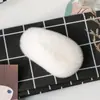 Pinza para el Cabello de Pelo de Conejo Rex Real, Accesorio para el Cabello de Piel, Pinza Grande de Peluche Bb, Horquilla de Pelo de Piel con Estampado de Leopardo, Accesorio para el Cabello de Pinza Lateral, Exquisito