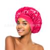 Gorro de ducha de confinamiento de ala ancha más vendido de Amazon, diadema de alta elasticidad, gorro para el cuidado del cabello de salón de belleza, gorro de noche de satén para mujer