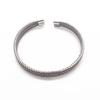 Pulsera transfronteriza en forma de C de acero de titanio Joker personalidad plana tejida trenzada pulsera alambre de acero pulsera de acero inoxidable fábrica de joyería