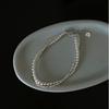 Pulseira de Pérola Doce e Fresca de Camada Dupla para Mulheres, Estilo Retrô Francês, Pulseira para o Dia a Dia, Design de Nicho, Colar de Joias da Moda
