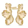 Pendientes de Flor de Pétalo de Crema Versátiles Suaves Frescos Estilo Coreano Lujo Ligero Francés Set de Pendientes Mult piezas de Temperamento