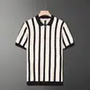 Camisa Polo de Verano Nueva Tendencia 2025 para Hombre, Corte Ajustado, Sencilla, Manga Corta, Tejido Fino con Cuello Camisero
