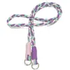 Botella de Agua con Bolsa de Pecho Accesorios DIY, Cordón de Jeans, Collar para Funda de Teléfono, Llavero, Colgante de Cuerda Trenzada, Estilo Étnico