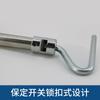 Soporte de Varilla Larga de Acero Inoxidable para Cerdos Tipo Palo Brazo Largo Agarrador de Cerdos Funda Soporte para Cerdos Soporte para Ganado