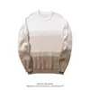 Suéter de cuello redondo con bloques de color estilo japonés, prenda de punto para hombre, nueva colección otoño/invierno 2006, jersey, capa interior para hombre, camiseta base