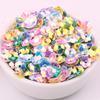 Lentejuelas cóncavas de flor de ciruelo de punta dorada importadas de 6/8 mm 30 colores bordado cosido a mano ropa accesorios diy