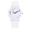 Relógio Digital Colorido de Desenho Animado Transfronteiriço, Relógio de Estudante Feminino, Relógio Fofo com Pulseira de Silicone Colorida em Gel, Relógio de Quartzo