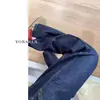 Jeans de Pierna Ancha Azul Oscuro para Mujer Nueva Llegada Primavera y Verano talla extra chica gordita Pantalones Rectos Sueltos Adelgazantes