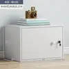 Armário de Grade com Combinação Livre Trancável Estante Simples Moderna Estante de Livros Armário de Armazenamento Infantil Armário de Armazenamento Pequena Estante de Chão