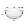 Cuenco de Vidrio Transparente para el Hogar, Cuenco Redondo de Vidrio Transparente, Cuenco para Postres, Cuenco para Sopa de Hotel, Cuenco para Pudín, Cuenco para Sopa de Pudín, Exportación