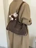 Bolso de Mano Transfronterizo con Textura de Tejido Retro para Mujer 2026 Otoño/Invierno Nuevo de Alta Gama Gran Capacidad Bolso de Hombro