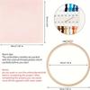 25 Novos Produtos Exportação Bordado DIY Pacote de Material Kit Semi-Acabado Feito à Mão Transfronteiriço Fabricante Amazon Florais Europeus e Americanos