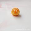 Acessórios diy simulação três-dimensional fruta laranja brincos criativos chaveiro material acessórios para celular