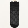 Calcetines de felpa ultradelgados de verano más recientes para mujer, de malla para curling, transpirables, color blanco y negro, de malla transparente, calcetines rectos