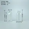 Botella de desinfectante de manos sin enjuague de 30 ml Botella vacía de plástico PET transparente de 30 ml Botella de forma especial de 30 ml Botella plana de 30 ml