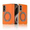 Adecuado para Samsung Z Fold 8, funda de teléfono de carga inalámbrica magnética, protección de 360 grados, funda con anillo giratorio y soporte para Fold7
