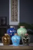 Jingdezhen Cerâmica de Alta Temperatura Garrafa de Vinho Pote de Vinho 3kg Libras Pote de Vinho Pote com Dragão Esculpido Coleção Particular Fabricante de Garrafa de Aguardente Atacado