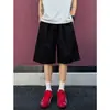 Shorts de playa transpirables finos de seda helada de secado rápido para hombre, talla grande, corte holgado, casual deportivo de verano, rojo rosa
