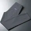 Pantalones de Hombre al por Mayor Transfronterizos con Cintura Elástica, Pierna Recta Holgada, Pantalones Casuales de Negocios sin Arrugas, Nuevo Estilo Primavera/Verano, Pantalones Largos Fluidos