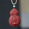 Colgante Hecho a Mano con Cuerda Fragante Método Natural Antiguo de Mezclar la Calabaza de las Cinco Bendiciones Fragantes Accesorios DIY Collar con Colgante de Marca de Fragancia