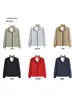 Cortavientos reversible antiestático para hombre, chaqueta casual de otoño e invierno para el trabajo, chaqueta cortavientos de cuello alto transfronteriza, hecho a medida